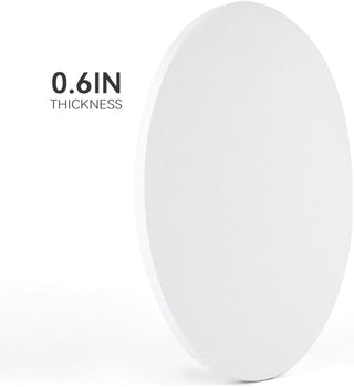 Artist Oval Canvas Primed Stretched Canvas Ready for Painting Pack of 3