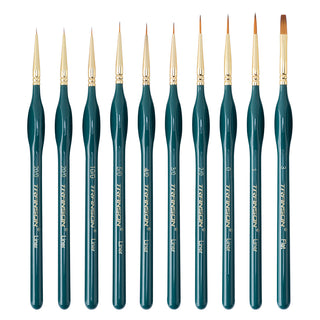 10pcs Fine Detail Miniature Art Painting Brush Set