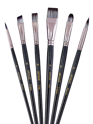 Artage 6pcs Acrylic Artist Brush Set