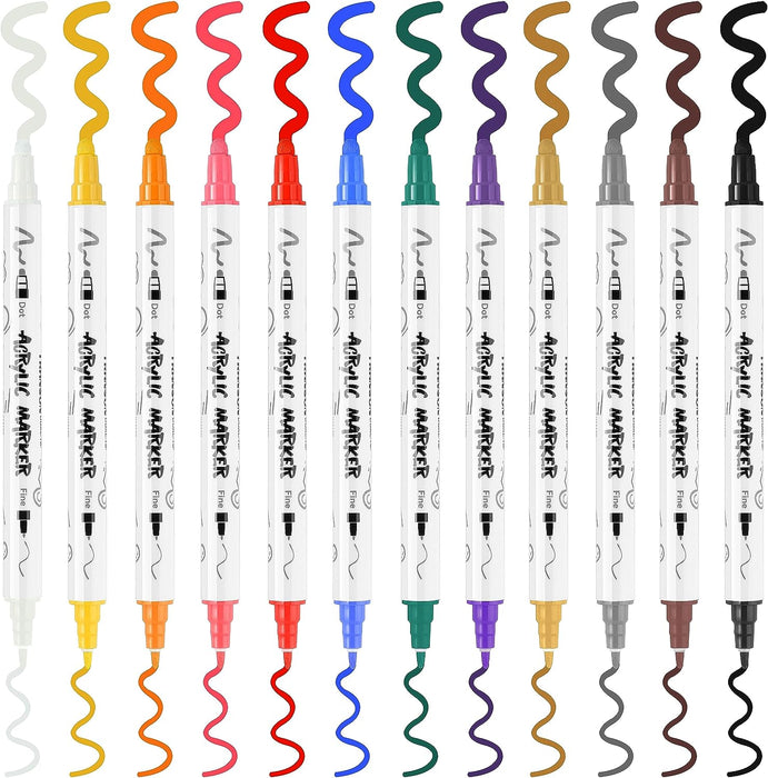 Acrylic Art Pen Set, Acrylic Dot Tip, Acrylic Marker