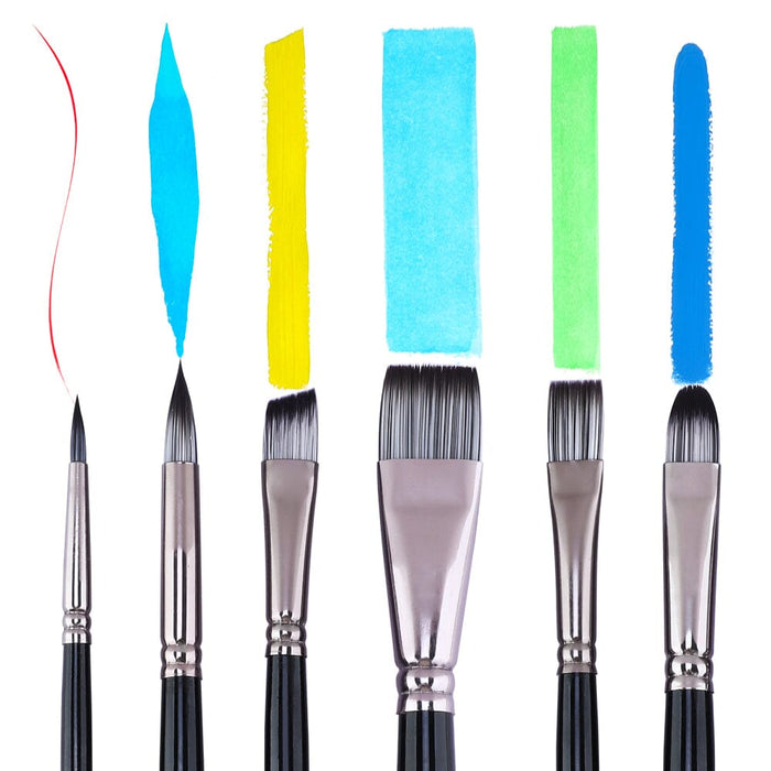 6-12pcs Fine Detail Paint Brush Set Miniature Painting Brushes Kit