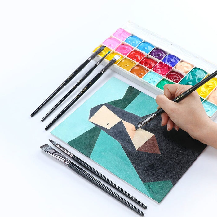 Artage 15pcs Precision Detail Painting Brush Set