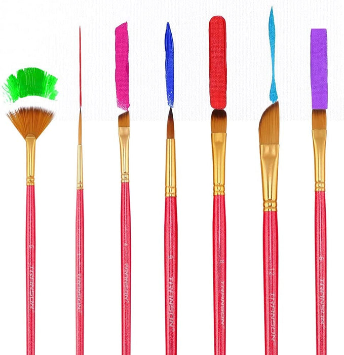Transon Detail Thin Paint Brush Set 6pcs