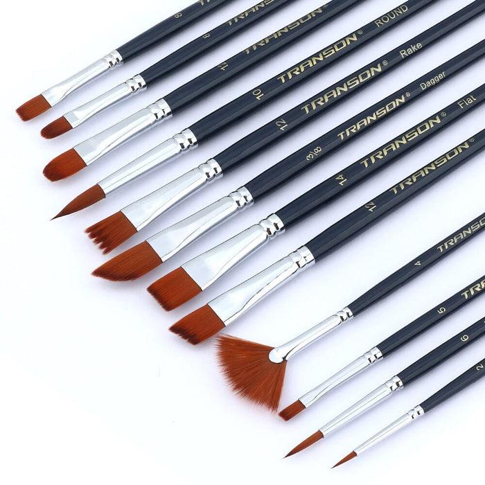 Watercolor Brushes - Set of 5  Watercolor brushes, Round paint