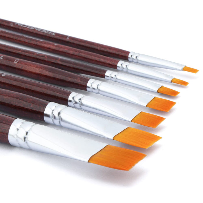 Best Deal for Oil Paint Brushes, Paint Brush Set Flexible 9pcs