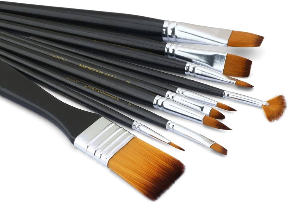 Brushes Painting Supplies, Acrylic Hair Paint Brush Set